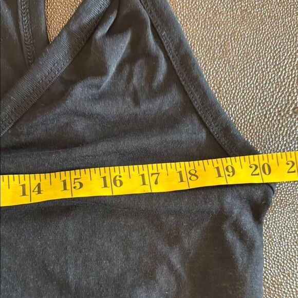 BECCA Black Sleeveless Jumpsuit with Wide-Leg Cropped Pants Cover up size Large - Picture 7 of 9